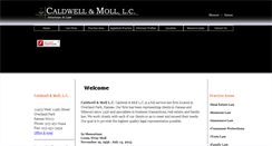 Desktop Screenshot of caldwellandmoll.com